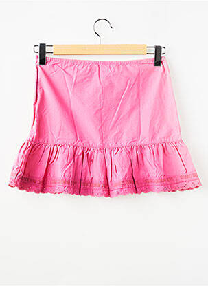 Jupe mi-longue taille normale rose RWD fille