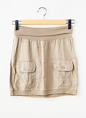 Jupe mi-longue taille normale marron LA FEE MARABOUTEE fille