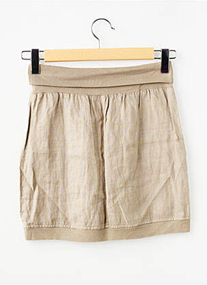 Jupe mi-longue taille normale marron LA FEE MARABOUTEE fille