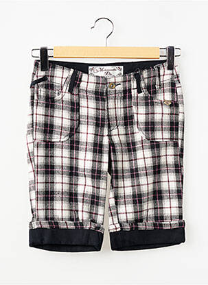 Bermuda poches taille ajustable noir DDP fille