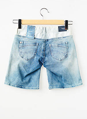 Bermuda stretch taille ajustable bleu PEPE JEANS fille