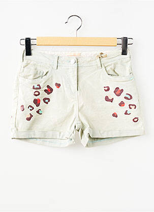 Short tissage denim vert SCOTCH R'BELLE fille