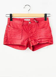 Short tissage denim rouge CHIPIE fille