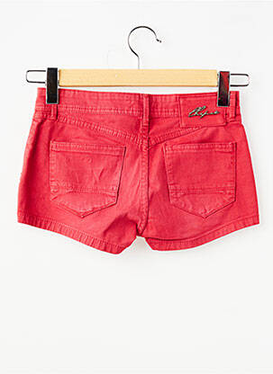Short tissage denim rouge CHIPIE fille