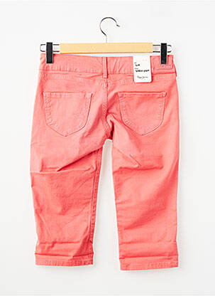 Bermuda stretch taille ajustable rouge PEPE JEANS fille