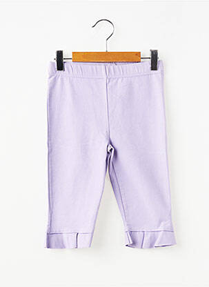 Legging stretch taille élastique violet DIPLODOCUS fille