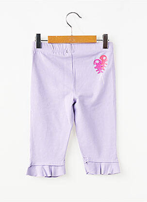 Legging stretch taille élastique violet DIPLODOCUS fille