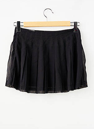Jupe mi-longue taille normale noir IKKS fille