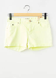 Short tissage denim taille ajustable jaune SCOTCH R'BELLE fille