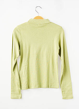 Sous-pull stretch manches longues vert DIPLODOCUS fille