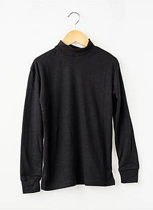 Sous-pull stretch manches longues noir ANGEL KIDS garcon