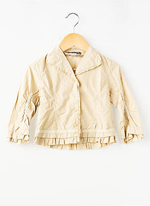 Veste casual fermeture boutonnée sur le devant beige JEAN BOURGET fille