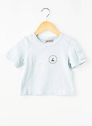 T-shirt stretch manches courtes bleu IKKS garcon