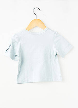 T-shirt stretch manches courtes bleu IKKS garçon