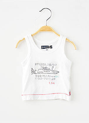 Débardeur broderie sans manche beige JEAN BOURGET garçon
