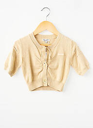 Gilet manches courtes beige ELIANE ET LENA garcon