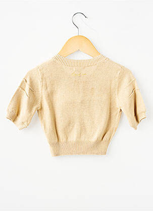 Gilet manches courtes beige ELIANE ET LENA garçon