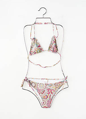 Maillot de bain 2 pièces bikini rose PEPE JEANS fille