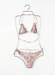 Maillot de bain 2 pièces bikini rose PEPE JEANS fille