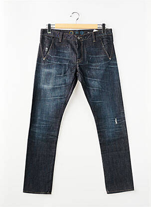 Jeans coupe droite stretch taille normale bleu LOTUS femme