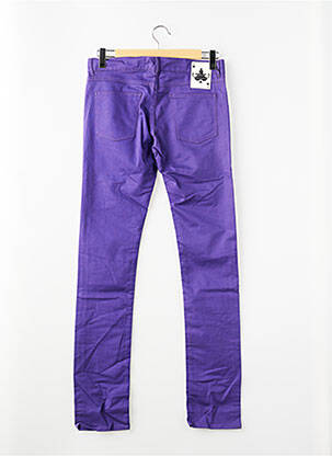Pantalon droit stretch taille normale violet HELLS BELLS femme