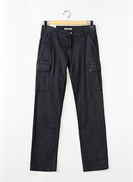 Pantalon cargo stretch noir GARCIA garçon