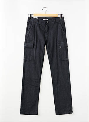 Pantalon cargo stretch noir GARCIA garçon