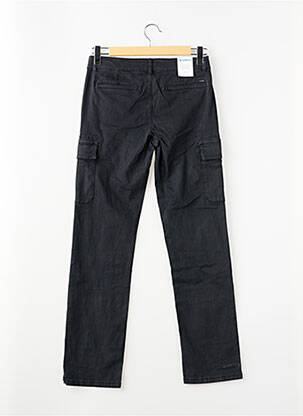 Pantalon cargo stretch noir GARCIA garçon
