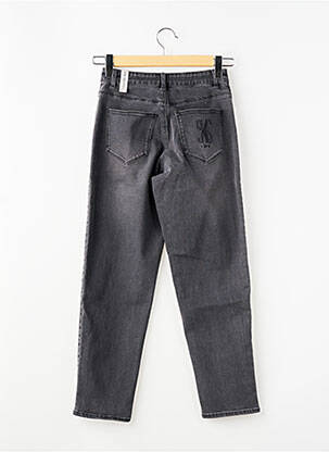 Jean coupe mom poches taille normale gris IKKS femme