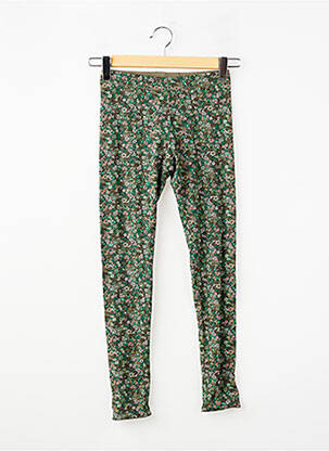 Legging stretch taille élastique vert IKKS fille