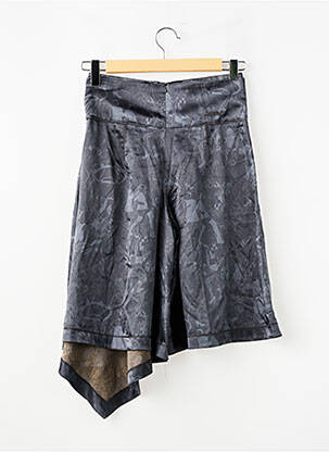 Jupe mi-longue coupe droite bleu FIRETRAP femme