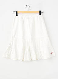 Jupe mi-longue taille normale blanc IKKS fille