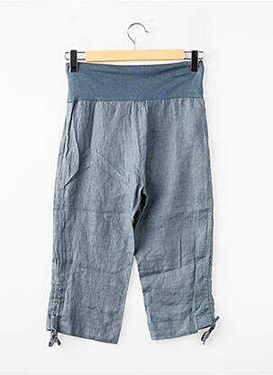 Pantacourt taille élastique taille élastique bleu LA FEE MARABOUTEE fille
