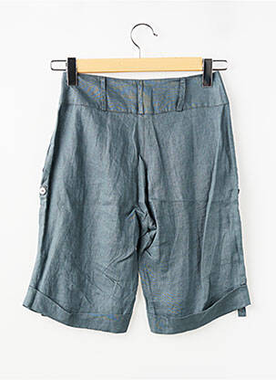 Bermuda coupe droite bleu LA FEE MARABOUTEE fille