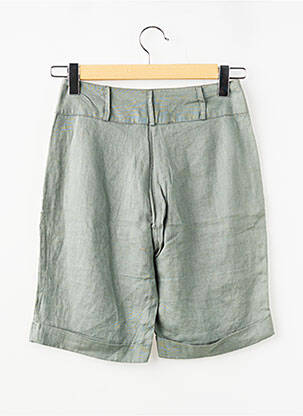 Bermuda coupe droite vert LA FEE MARABOUTEE fille