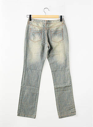 Jeans coupe slim effet usé délavé taille normale gris IKKS femme