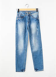 Jeans coupe droite stretch taille normale bleu I.CODE (By IKKS) femme