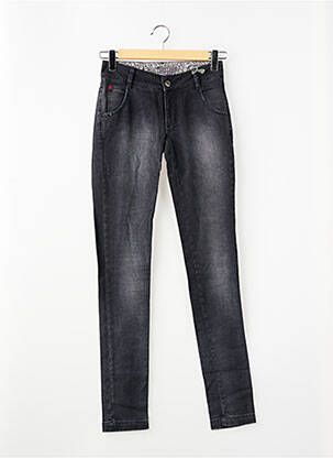 Jeans coupe slim stretch taille normale noir I.CODE (By IKKS) femme