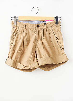 Short fermeture zippée sous rabat boutonné taille normale marron TOMMY HILFIGER femme