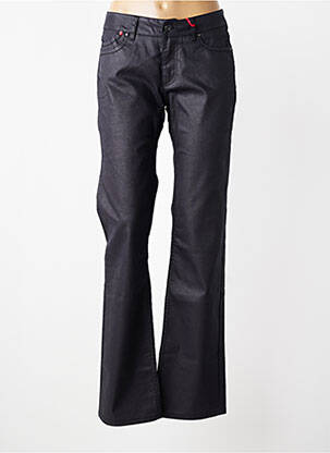Pantalon droit stretch taille normale noir I.CODE (By IKKS) femme