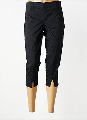 Pantacourt stretch taille normale noir ELIANE ET LENA femme