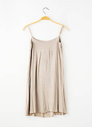Robe mi-longue sans manche sans manche gris LA FEE MARABOUTEE fille