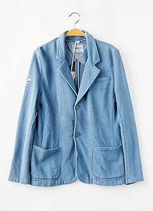 Blazer coupe droite bleu PEPE JEANS fille