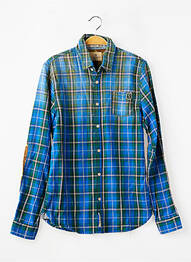 Chemise manches longues tissage popeline bleu SCOTCH & SODA garçon