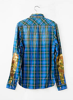 Chemise manches longues tissage popeline bleu SCOTCH & SODA garçon