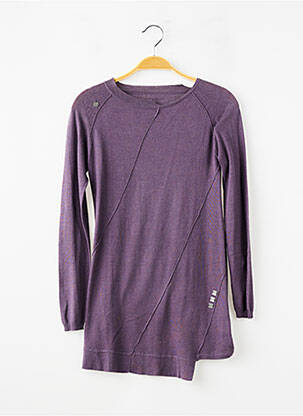 Pull coupe cintrée manches longues violet CHIPIE femme