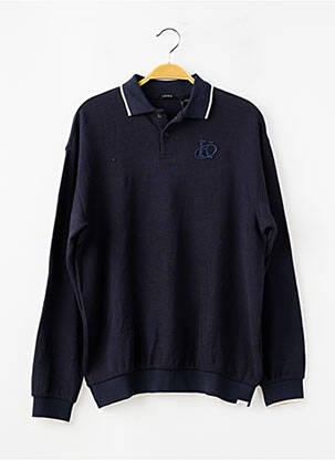 Polo manches longues manches longues bleu IKKS garçon