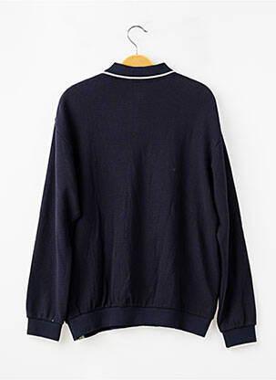 Polo manches longues manches longues bleu IKKS garçon