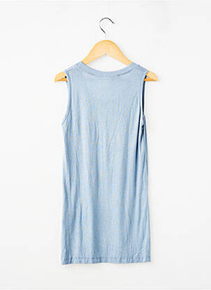 Débardeur stretch sans manche bleu LA FEE MARABOUTEE fille