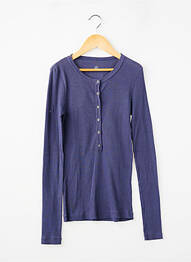 Top manches longues manches longues violet PETIT BATEAU fille